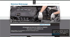 Desktop Screenshot of monsieur-embrayage.com